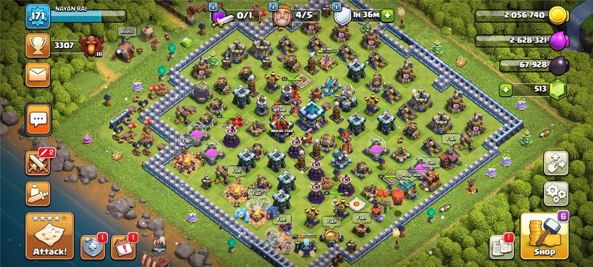 Sell coc 